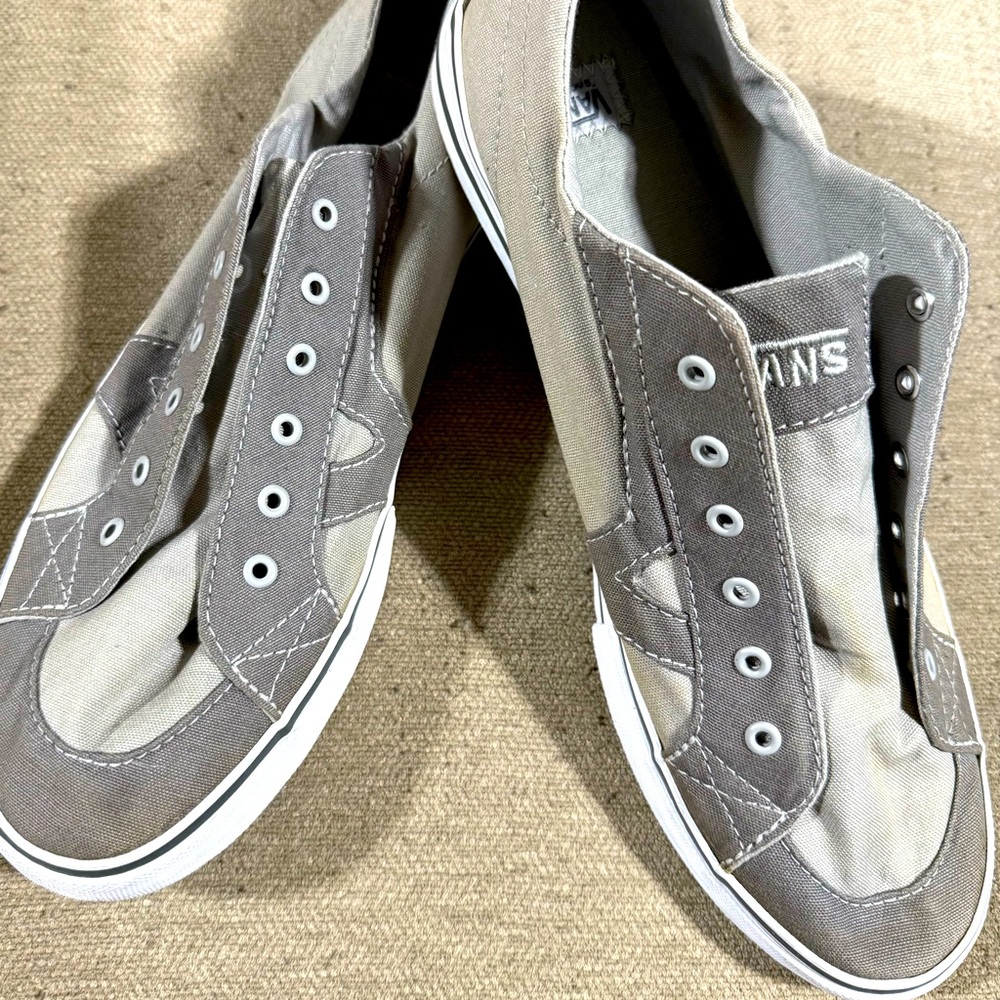 Woman’s size 10 Vans -Grey